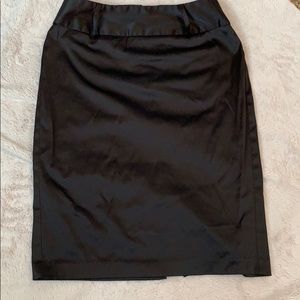 Byer Jr Black Faux Satin Skirt Size 3 Junior
